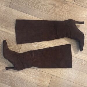 Brown Knee-High Women's Boots